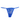 Knotty Royal Blue Petal Lace G-String