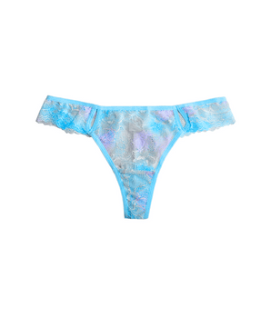 Knotty Blue Multi-Colour Thong