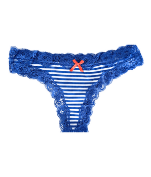 Knotty Nautical Striped Thong