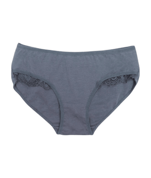 Knotty Grey Magnolia Cotton Briefs