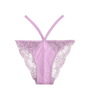 Knotty Strappy Mauve Brief