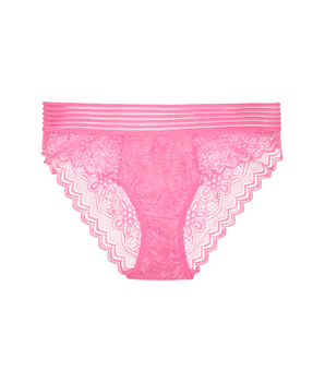 Knotty Hibiscus Lace Cheeky
