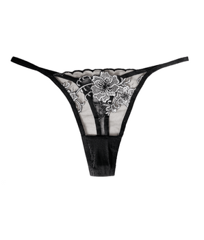 Knotty Silver Petal Garden Thong