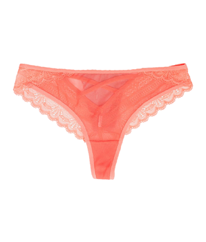 Knotty Sunset Crossback Lace Thong